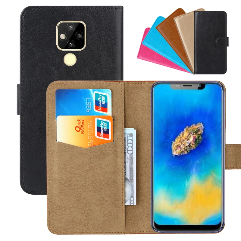 

Luxury Wallet Case For Ark Ukozi U6 PU Leather Retro Flip Cover Magnetic Fashion Cases Strap