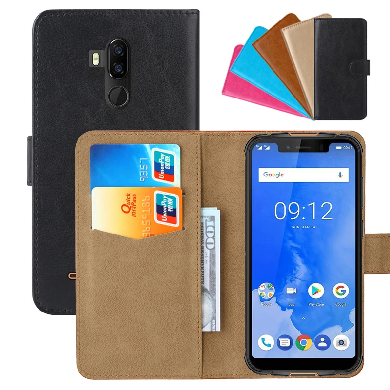 

Luxury Wallet Case For Ulefone Armor 5 PU Leather Retro Flip Cover Magnetic Fashion Cases Strap