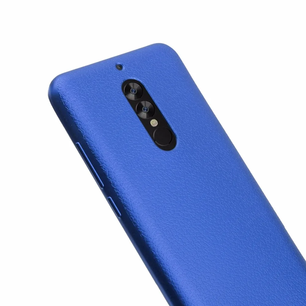 OCUBE UMIDIGI S2 текстура личи однотонная металлическая краска ТПУ Защитная задняя