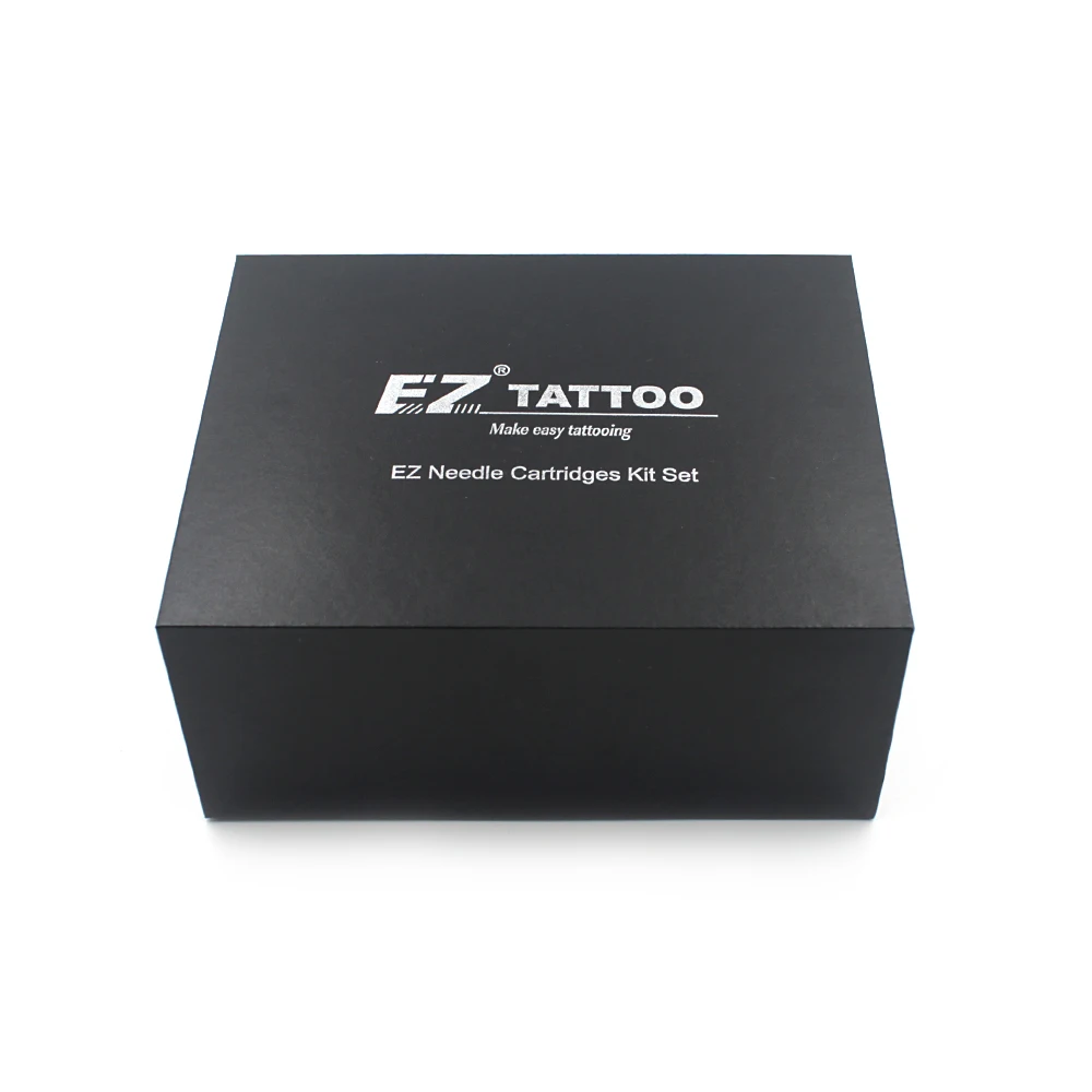 100 шт. Ассорти картридж ЭЗ иглы татуировки вкладыши шейдеры с 2 алюминиевыми
