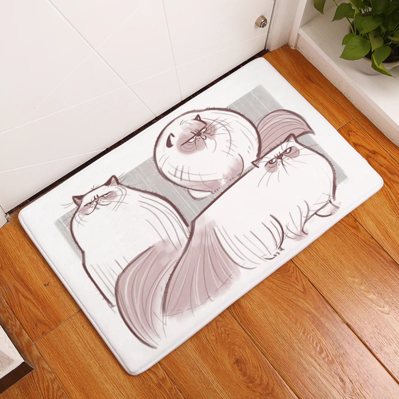 Новинка 2017 Нескользящие ковры с принтом кухонные коврики для дома гостиной 40x60 см