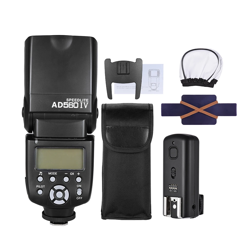Andoer AD560 IV Pro универсальная камера 2 4G Беспроводная вспышка Speedlite с триггером