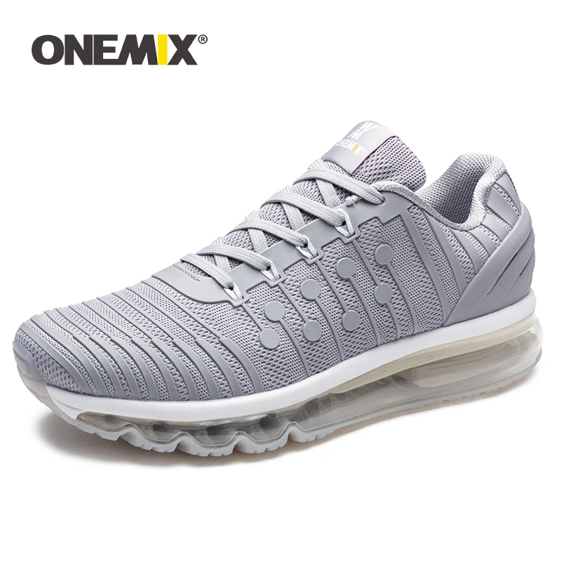 ONEMIX Air Cushion спортивная обувь для мужчин спортивная дышащая обувь сетчатые кроссовки для прогулок тренировка бега трусцой европейский размер 40-46
