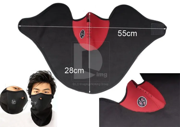 Тушь для ресниц маска сноуборда велосипеда мотоцикла лица шея теплая зимняя