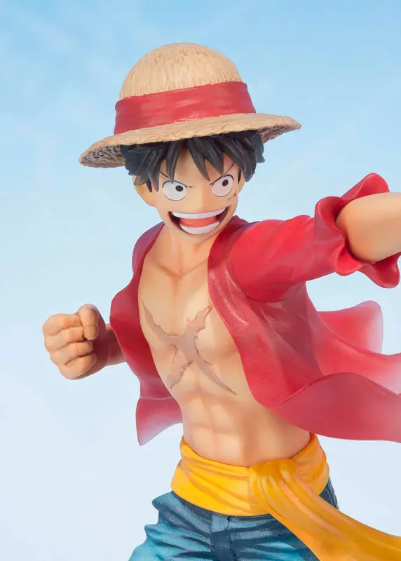 Оригинальный Bandai Tamashii Наций Figuarts ZERO One Piece Monkey D. Луффи-5-й юбилей издание-фигурка |