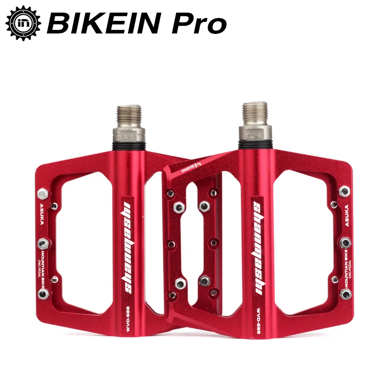 Педали BIKEIN велосипедные из алюминиевого сплава 4 подшипника 9/16 дюйма 350 г