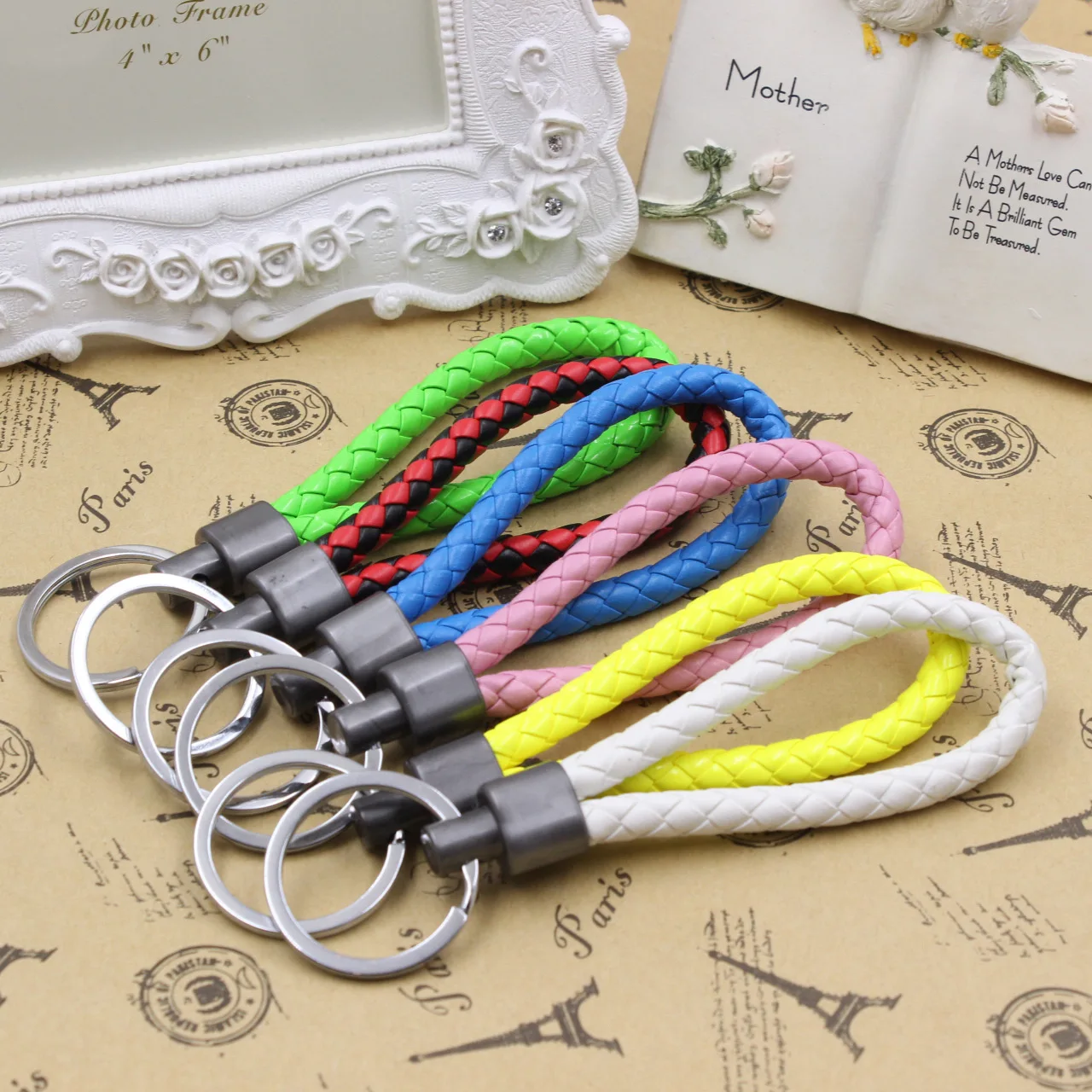 Новые 16 видов цветов плетеные кольца из искусственной кожи одиночные подходят