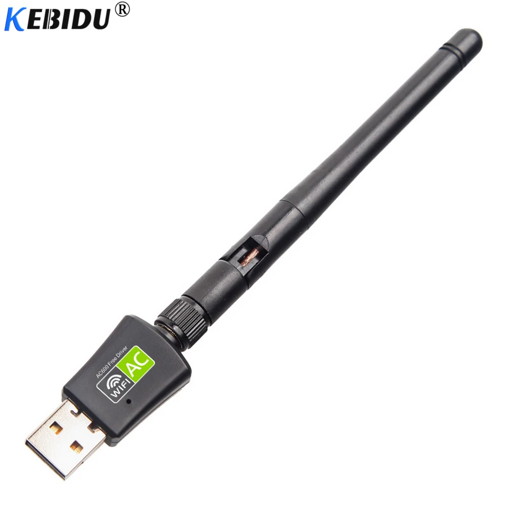 Kebidu 600 Мбит/с USB беспроводной Wi Fi адаптер 2 4 ГГц 5 с антенной двухдиапазонный