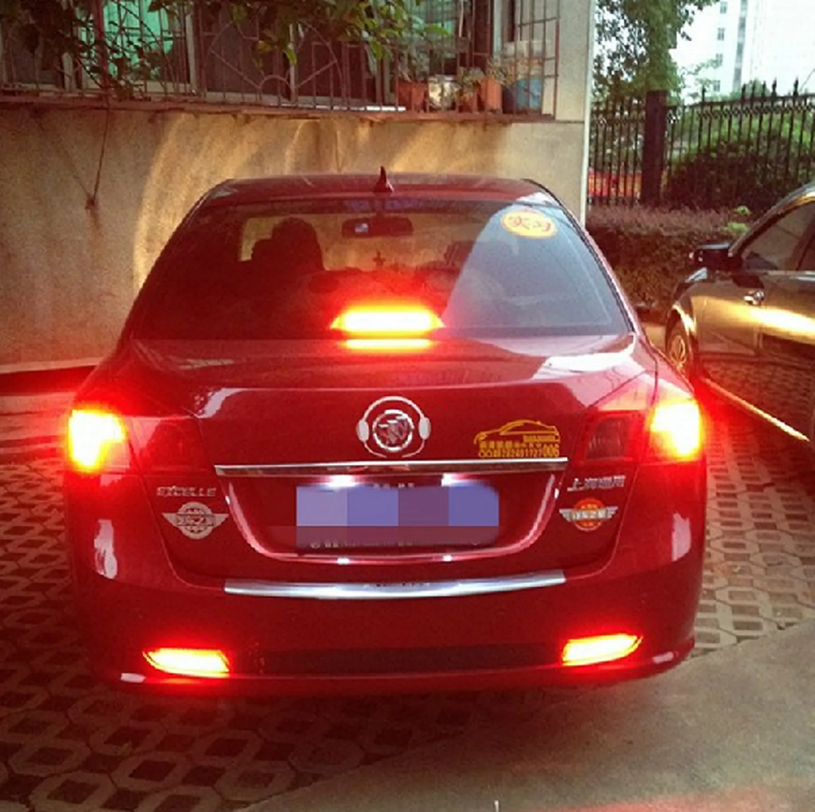 

ANGRONG 2x 7443 580 W21/5W 40 SMD LED Bulb Sidelight Reverse Tail Stop Brake Light Lamp