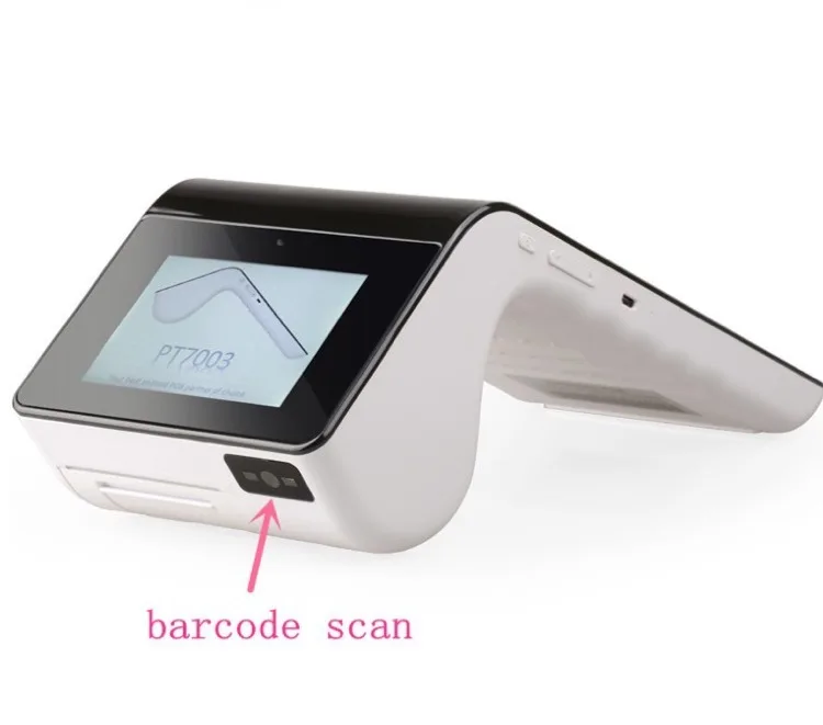 Портативная POS система с ОС Android 5 1 и Bluetooth Wi Fi 4G сканер штрих кода термопринтер все