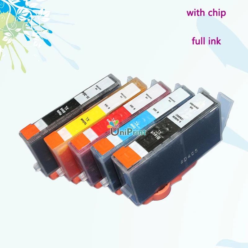 Чернильный картридж 10 x совместимый для HP 364XL 3070A B209a B210A B109d B109f B109a B110c с чипом |