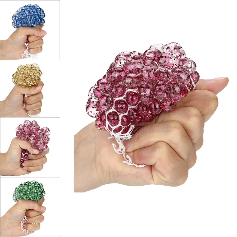 Squishy Toys Novelty In Kids &amp Adults Toy Funny Mesh Ball Anxiety Relief Stress Fruit Educational For Babies wholesale A8712 | Игрушки и