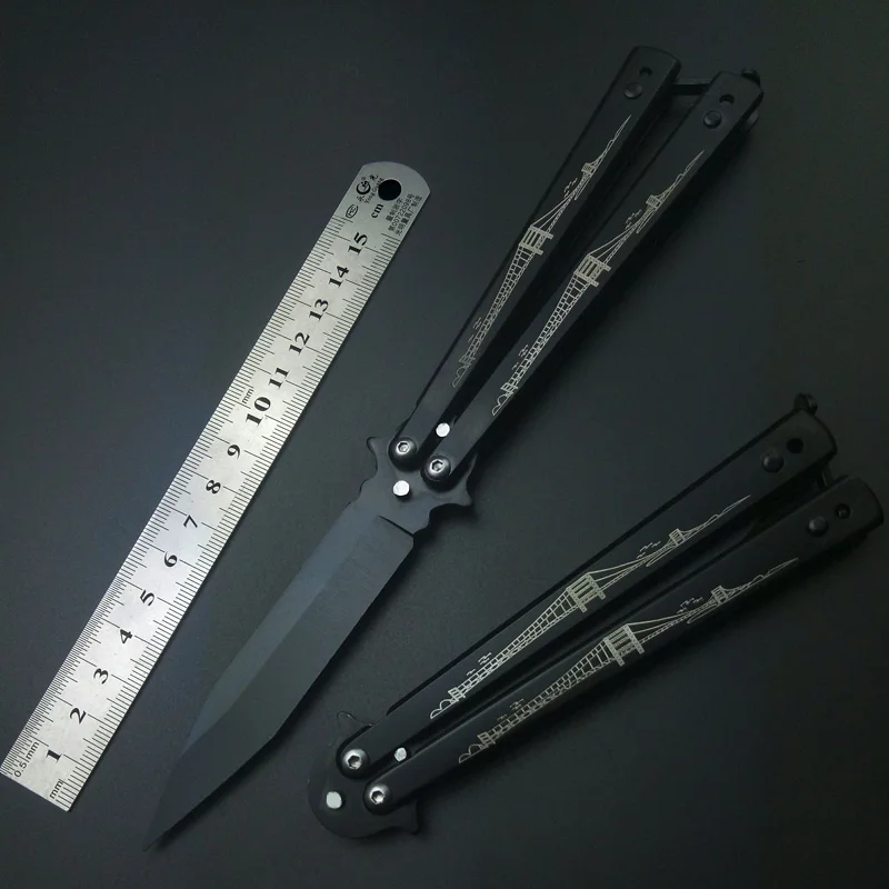Новинка 2017 большой нож-бабочка нож для выживания карманный повседневного