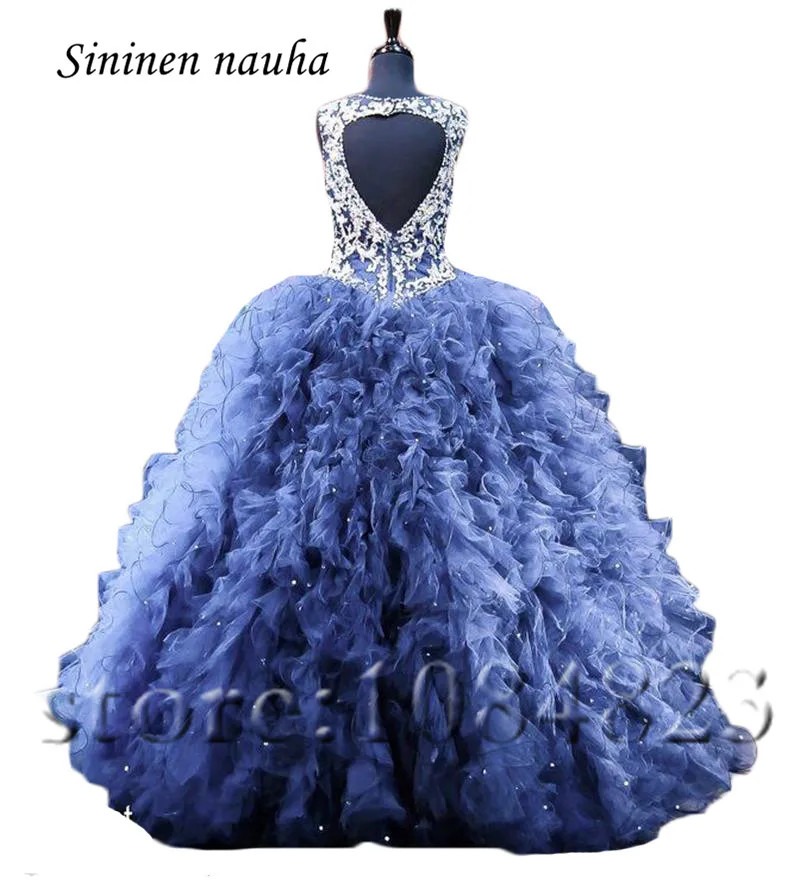Quinceanera/платья для выпускного вечера бальное платье из органзы с v образным