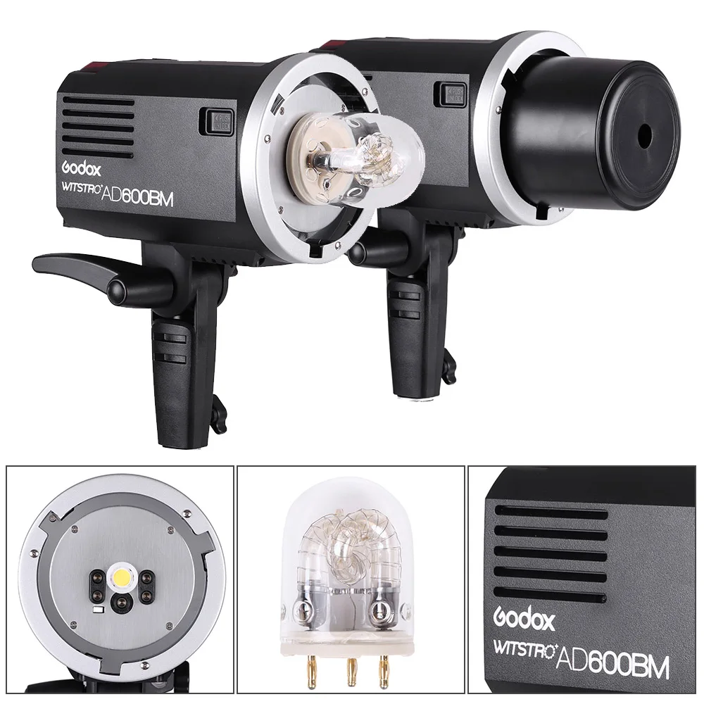 Стробоскопическая вспышка Godox WITSTRO AD600BM Беспроводная для камеры 600WS GN87 HSS 1/8000s 2 4G с
