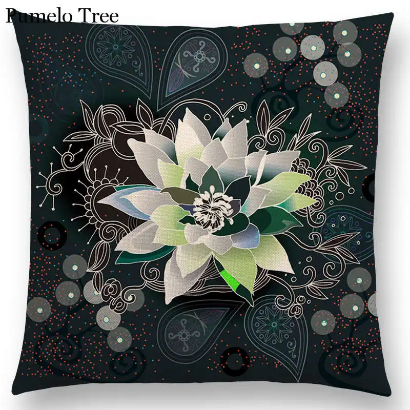 Подушка для дивана цветная с цветами|throw pillows|sofa throw pillowscushion sofa |