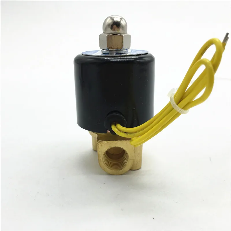 Мини-электромагнитный клапан AC110V 2W025-08 G1/4 ''для воды масла медной катушки и