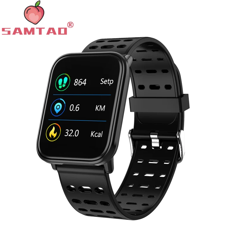 Оригинальный SAMTAO T6 ремешок смарт браслет Фитнес большой Сенсорный экран OLED