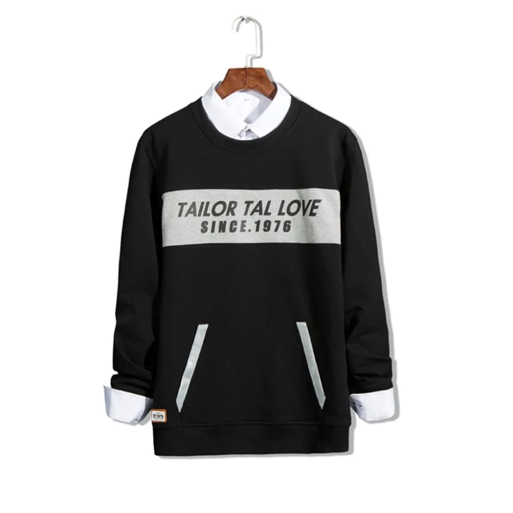 Мужская толстовка с капюшоном Повседневная Осенняя Толстовка длинным рукавом и