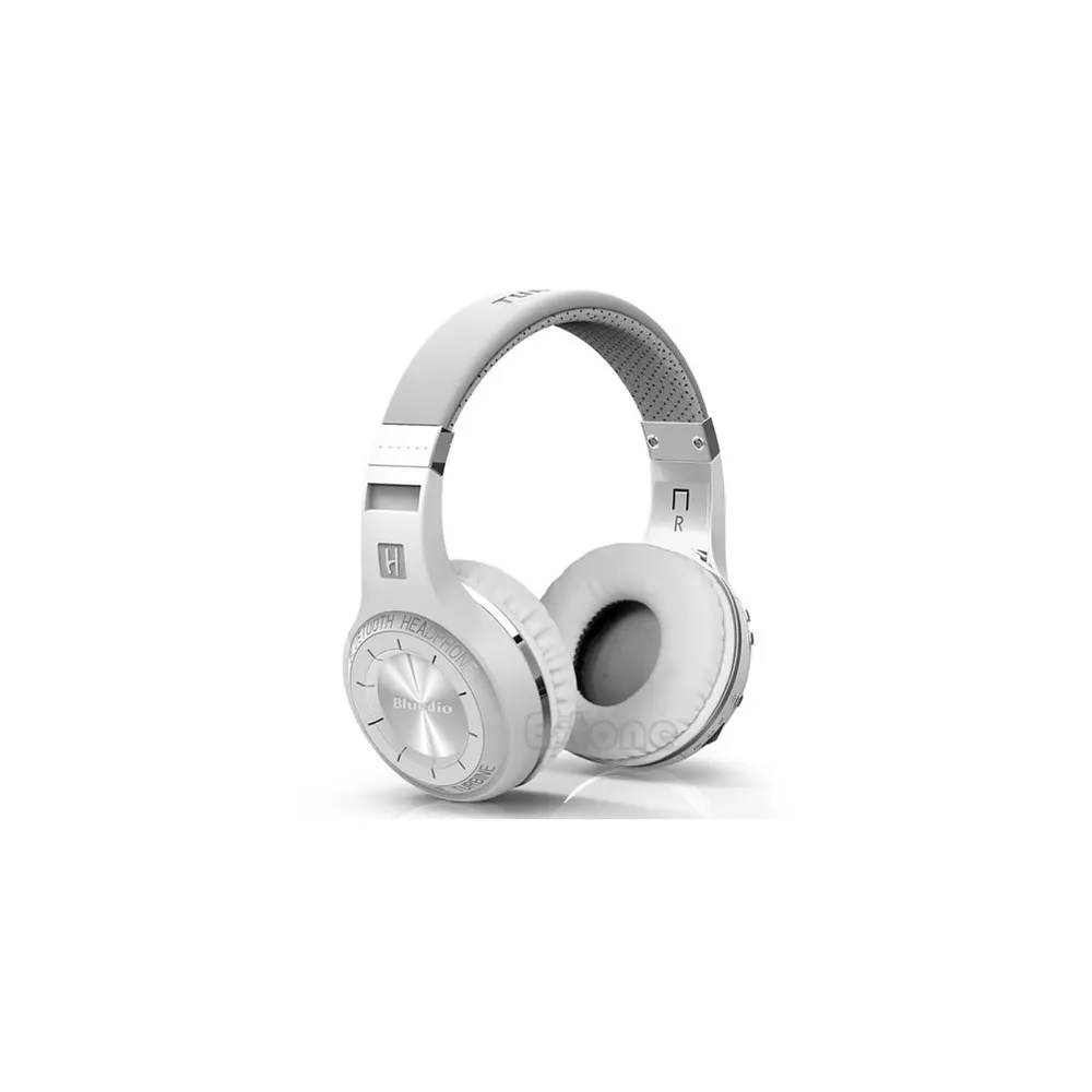 white Беспроводные стереонаушники Bluedio Hurricane HT Bluetooth 4,1 - Цвет: white
