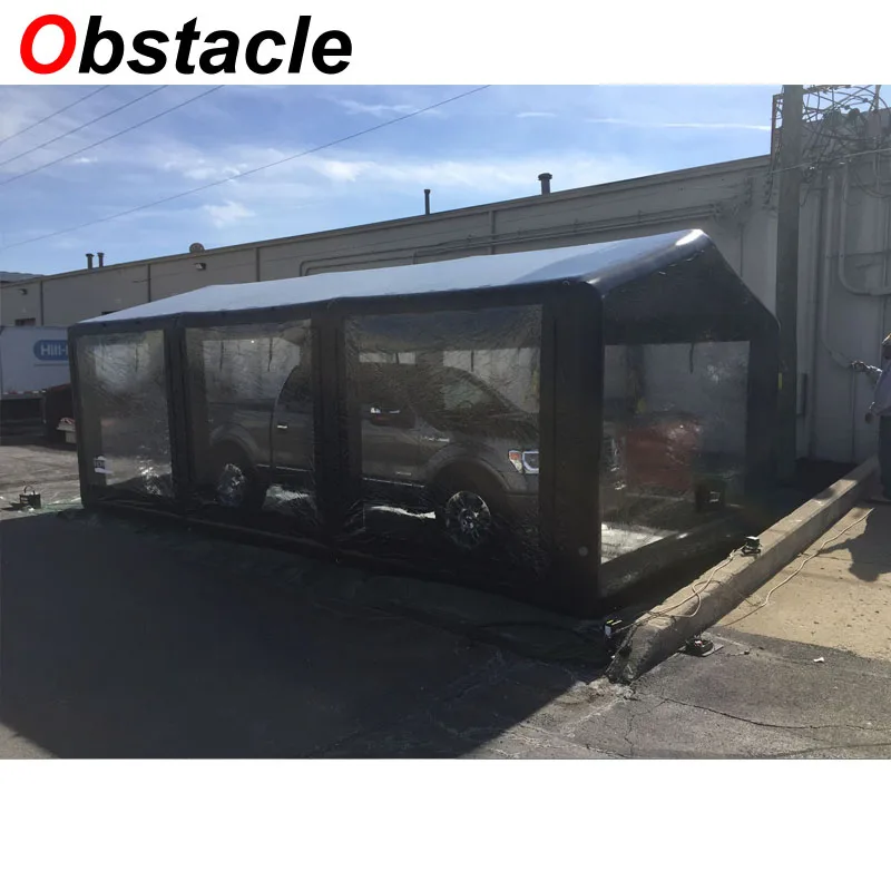 25x15x10ft надувной автомобиль укрытие капсулы витрина прозрачный тент
