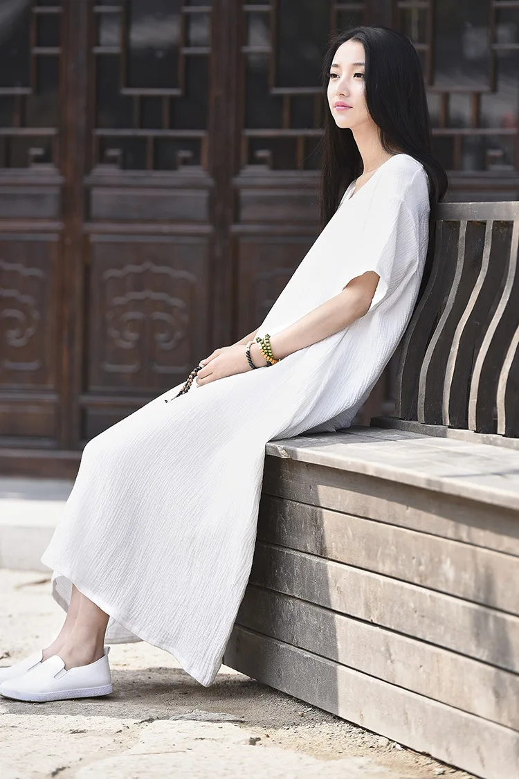 Демисезонный элегантное платье Для женщин короткий рукав с v-образным вырезом из