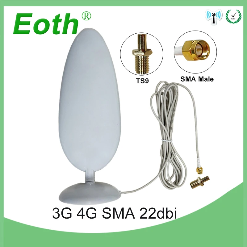 5 шт. 3G 4G LTE антенна SMA Male 3 м кабель внешние антенны 22dBi для модемного