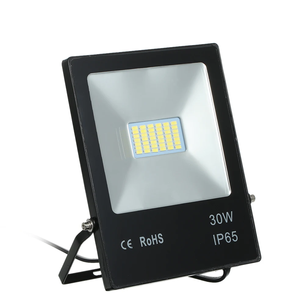 Светодиодный прожектор AC100-264V 10 30 50 Вт 70 Светодиодный прожектор пятна SMD5730 тонкий строительства ночь парковка украшения стадион много