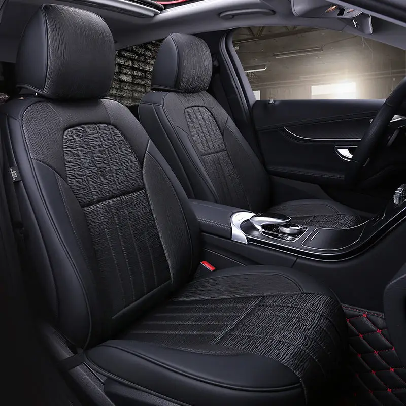 

6D Styling Car Seat Cover Universal Cushion For Land Rover Discovery 3/4 freelander 2 Sport Range Sport Evoque Car Styling