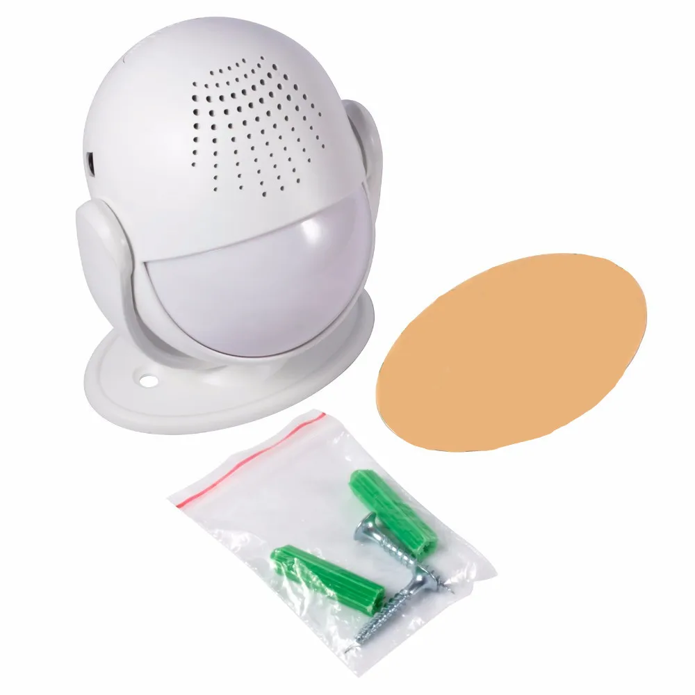 Fuers Добро пожаловать дверной звонок с изображением колокольчика 90 дБ