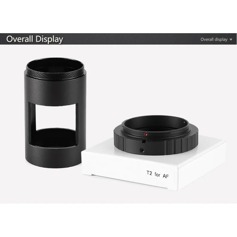

T Ring for Sony SLR/DSLR Camera Adapter And 1.65in 42mm Mount Tube Spotting Scope Adapter Spotting Scope Camera Adapter