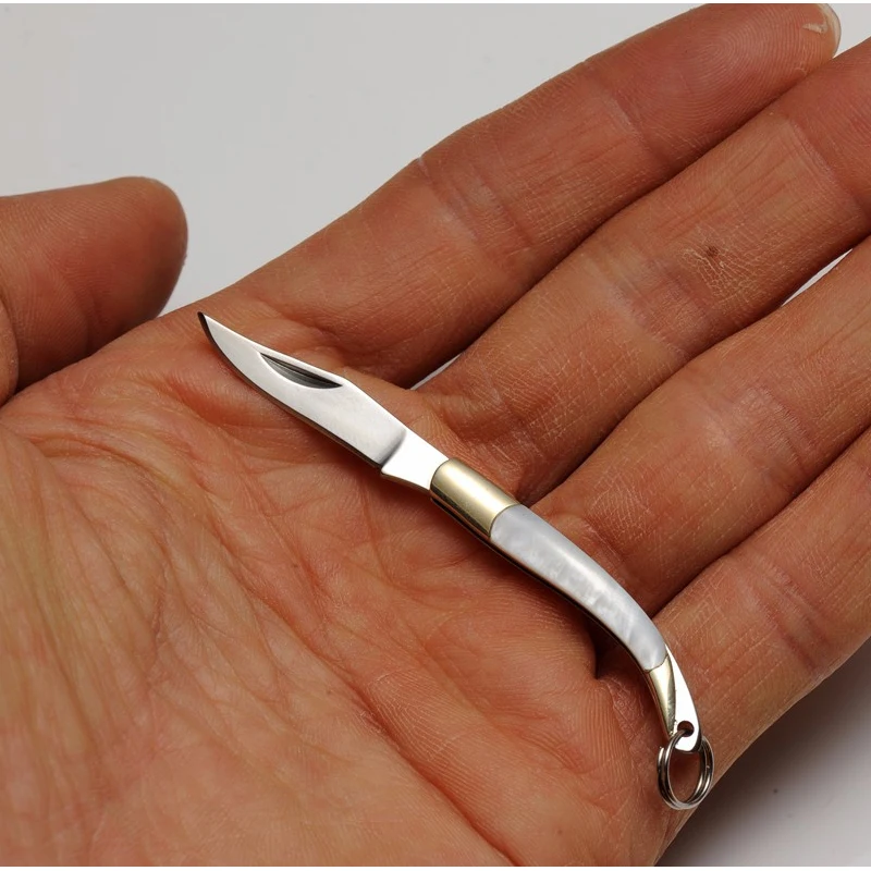 Мини складной нож из нержавеющей стали вес всего 6 г маленький карманный для