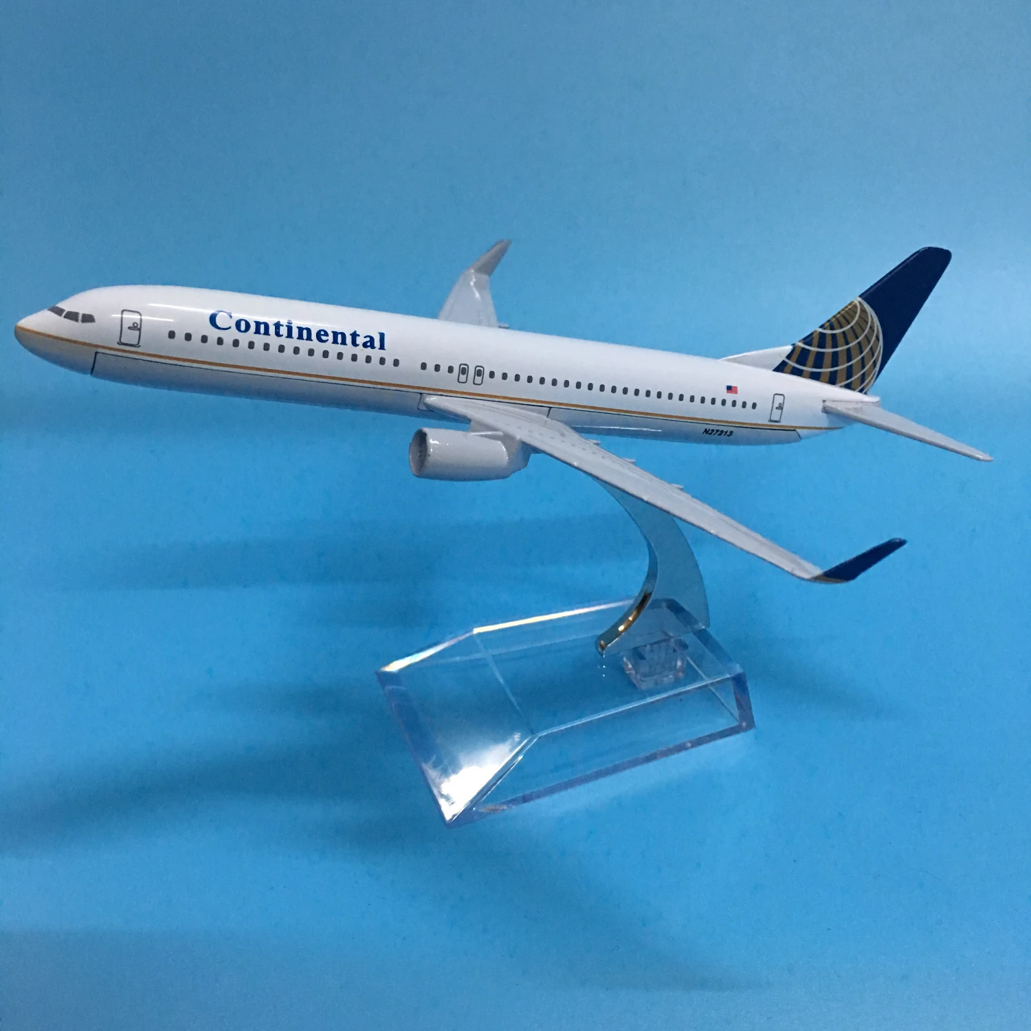 1:400 16 см пассажирский самолет Boeing B737-800 N27213 континентальные авиалинии сплав Airbus Juguetes игрушка Коллекционная модель самолета