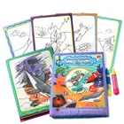 Водяная Волшебная книга для рисования каракули и волшебная ручка Нетоксичная книга для рисования Морская жизнь многоцветная Детская образовательная распознать рождественские игрушки