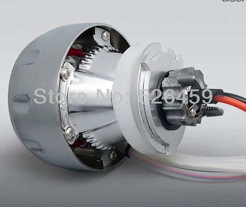 Полностью металлический HID ксеноновый проектор комплекты линз для фар мотоцикла