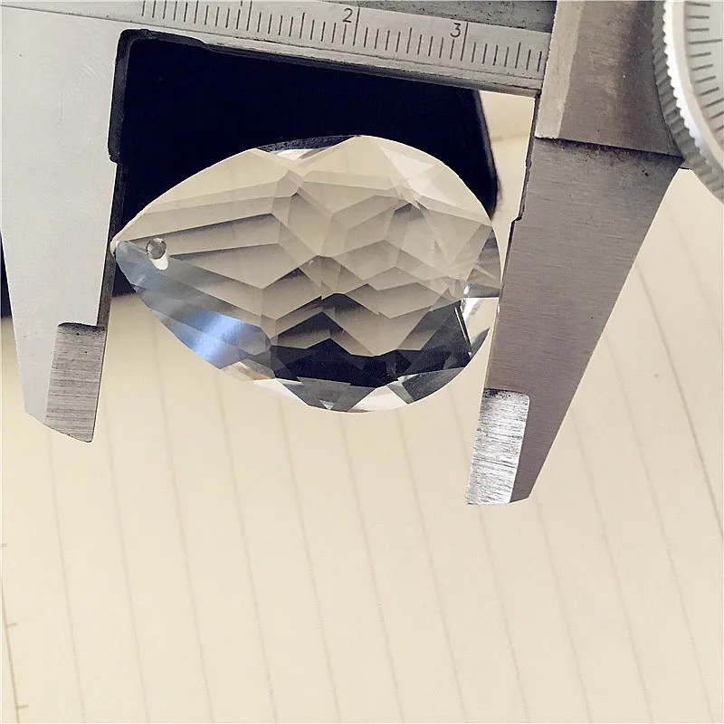 Большое количество 2280 шт./лот 38 мм Хрустальная люстра часть Подвеска для елки и