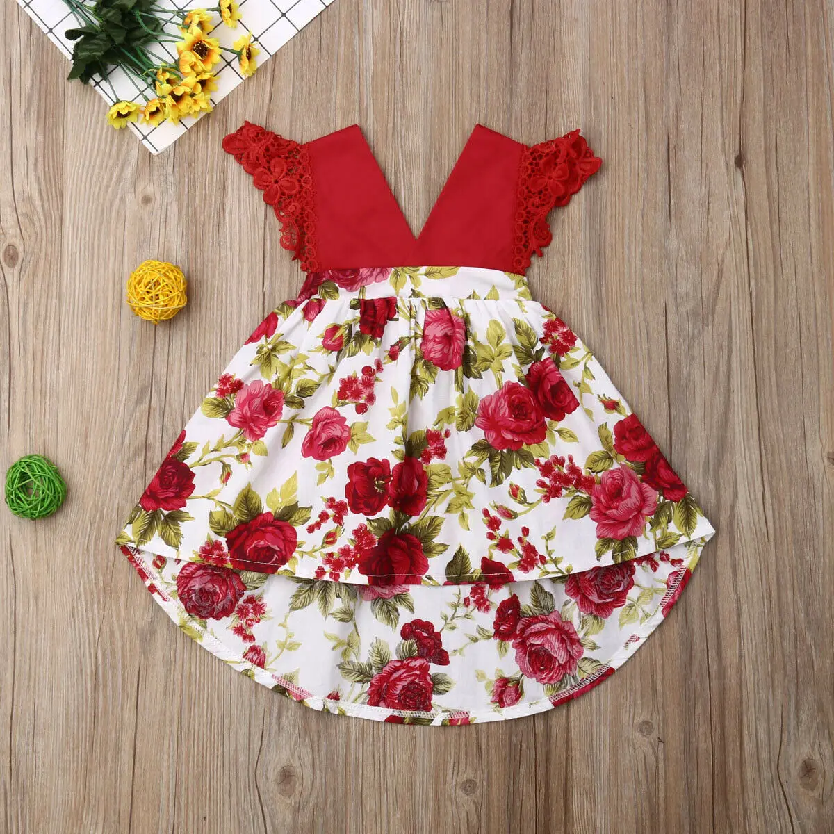 2019 г. Летняя одежда для малышей кружевное платье с цветочным рисунком маленьких