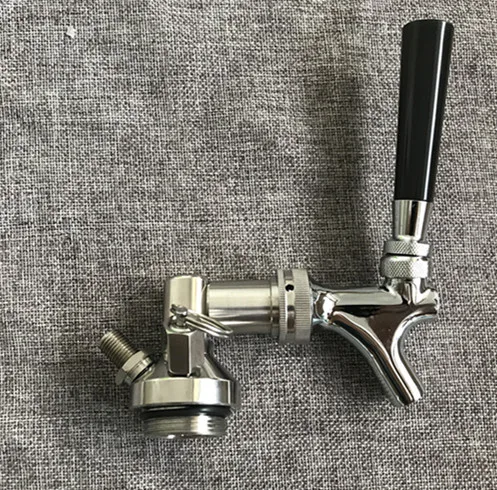 US tap and body 2L диспенсер для пива из нержавеющей стали, Мини кран-бочонок для домашнего пивоварения, копье, ремесло, Ворчун, копье, тело, подходит только для регулируемого пивного крана - Цвет: US tap and body