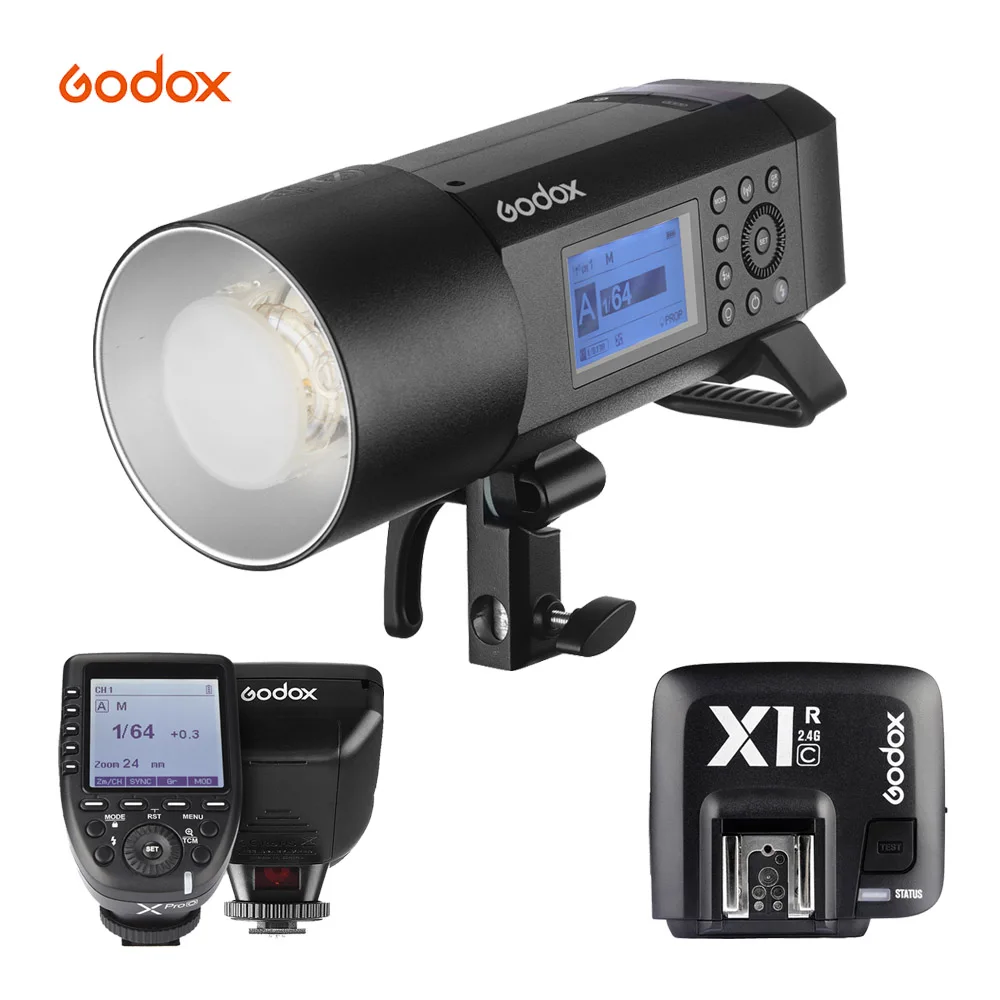 

Godox WITSRO AD400Pro все-в-одном наружная Вспышка Speedlite TTL авто-вспышка GN72 1/8000s HSS X Встроенная литиевая батарея