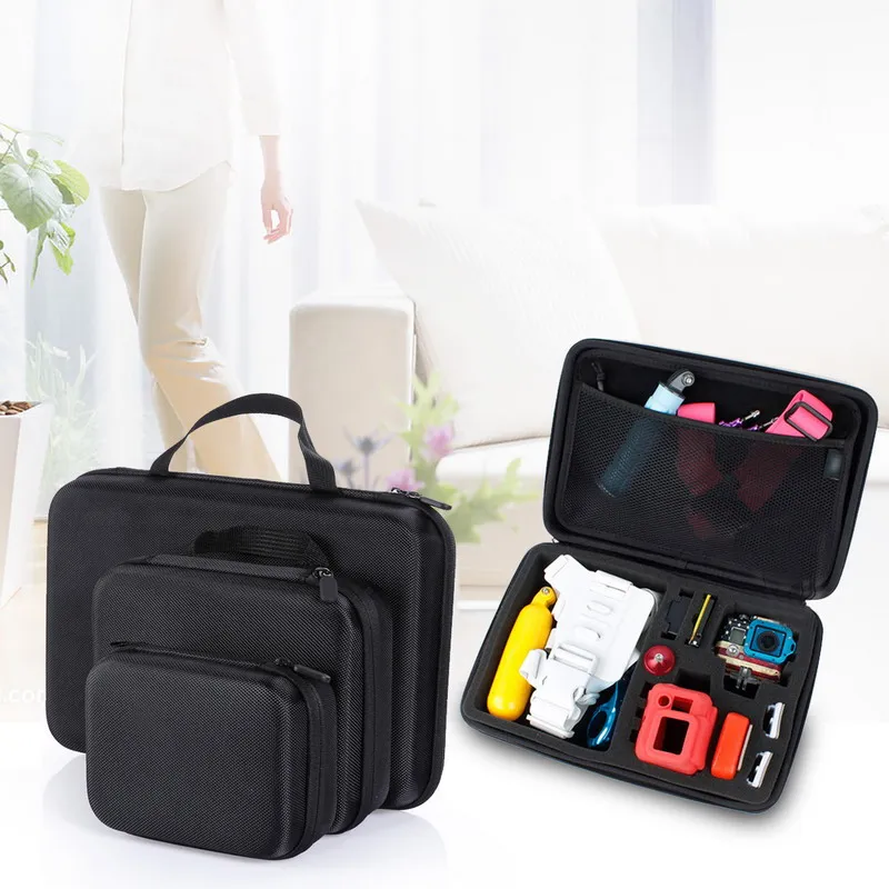 

Portable Gopro Case Accessories Medium Size Eva Hard Bag Box Outdoor Sports