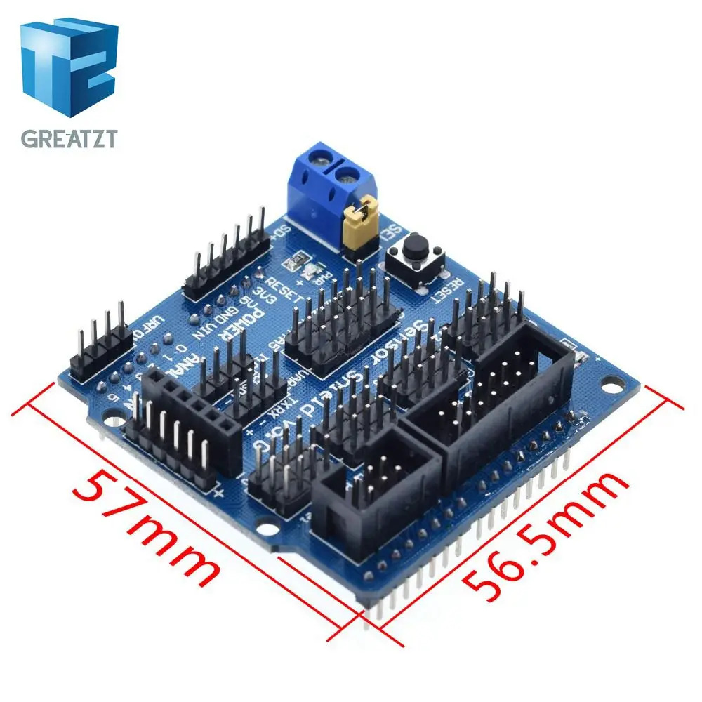 V5.0 сенсор Щит Плата расширения для arduino электронные строительные блоки робот