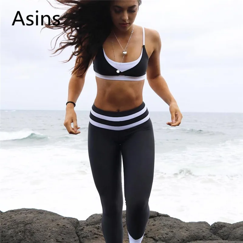 

Asins leggings women 2019 new hot casual fashion sexy slim high waist elastic force patchwork hip fitness run motion leggings