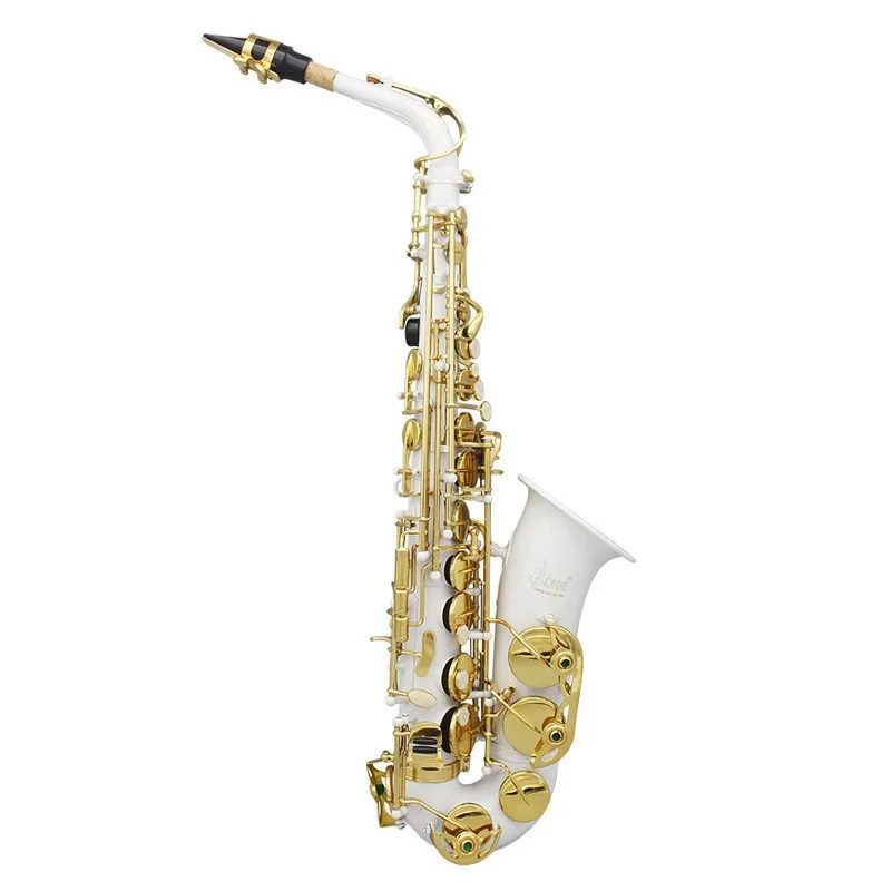 

Brand New Ostrich Alto Saxophone Outfit White With case, mouthpiece and more