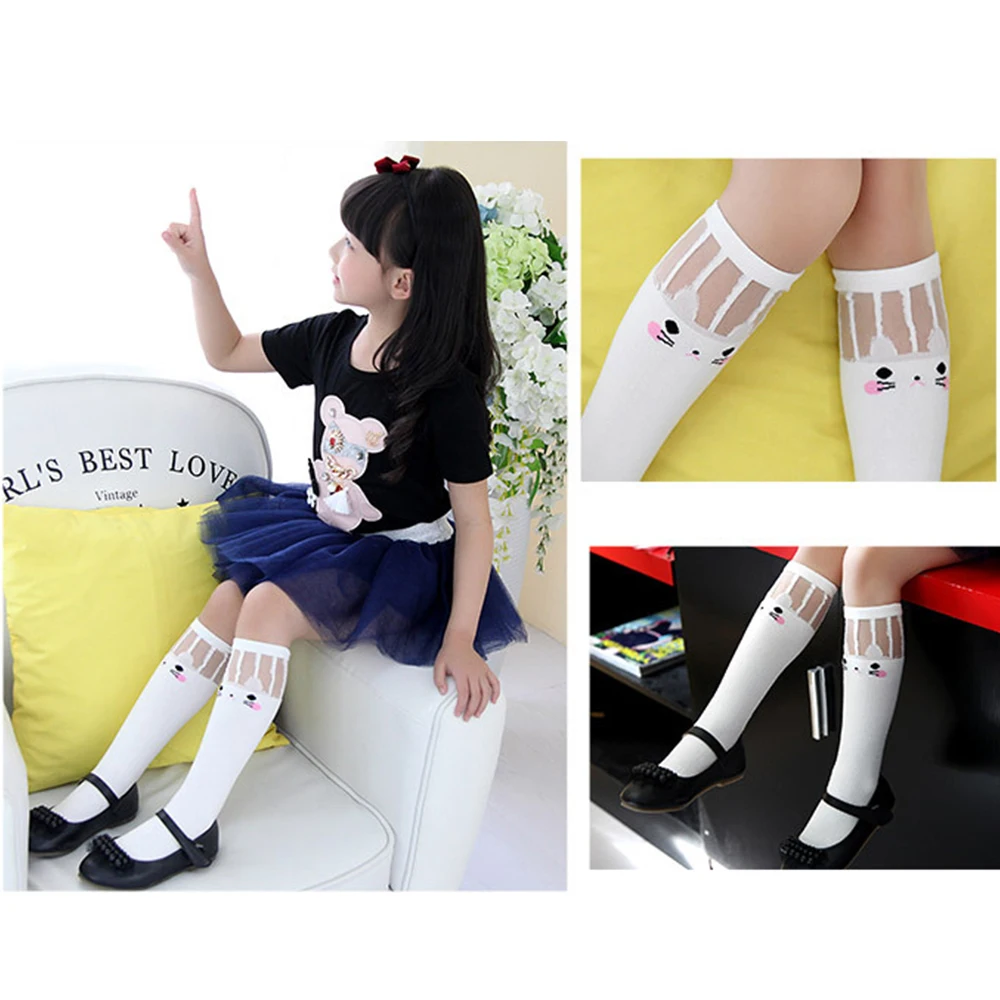 Весенне-осенние милые детские гольфы с мультяшным рисунком на Возраст 3-8 лет |