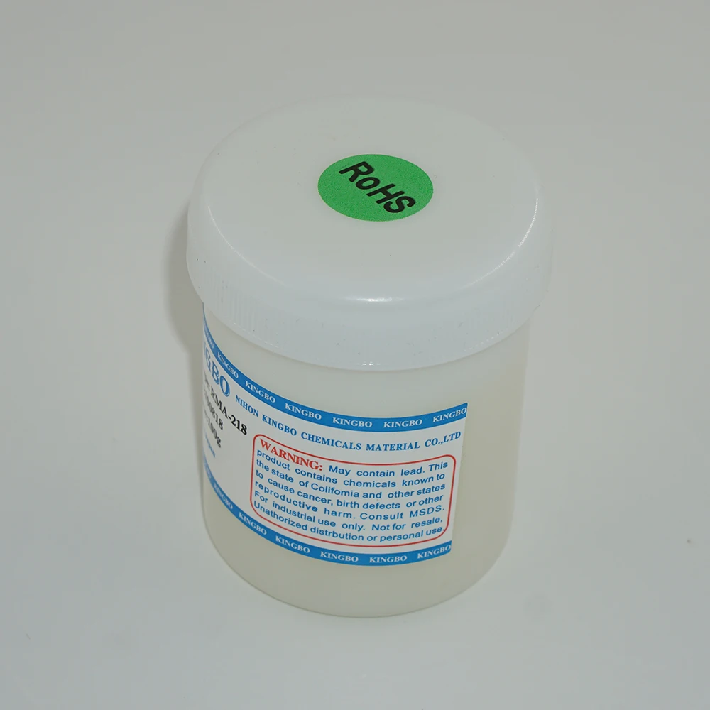 Акции clear Kingbo RMA-218 bga паяльная паста 100 г для SMT реболлинга