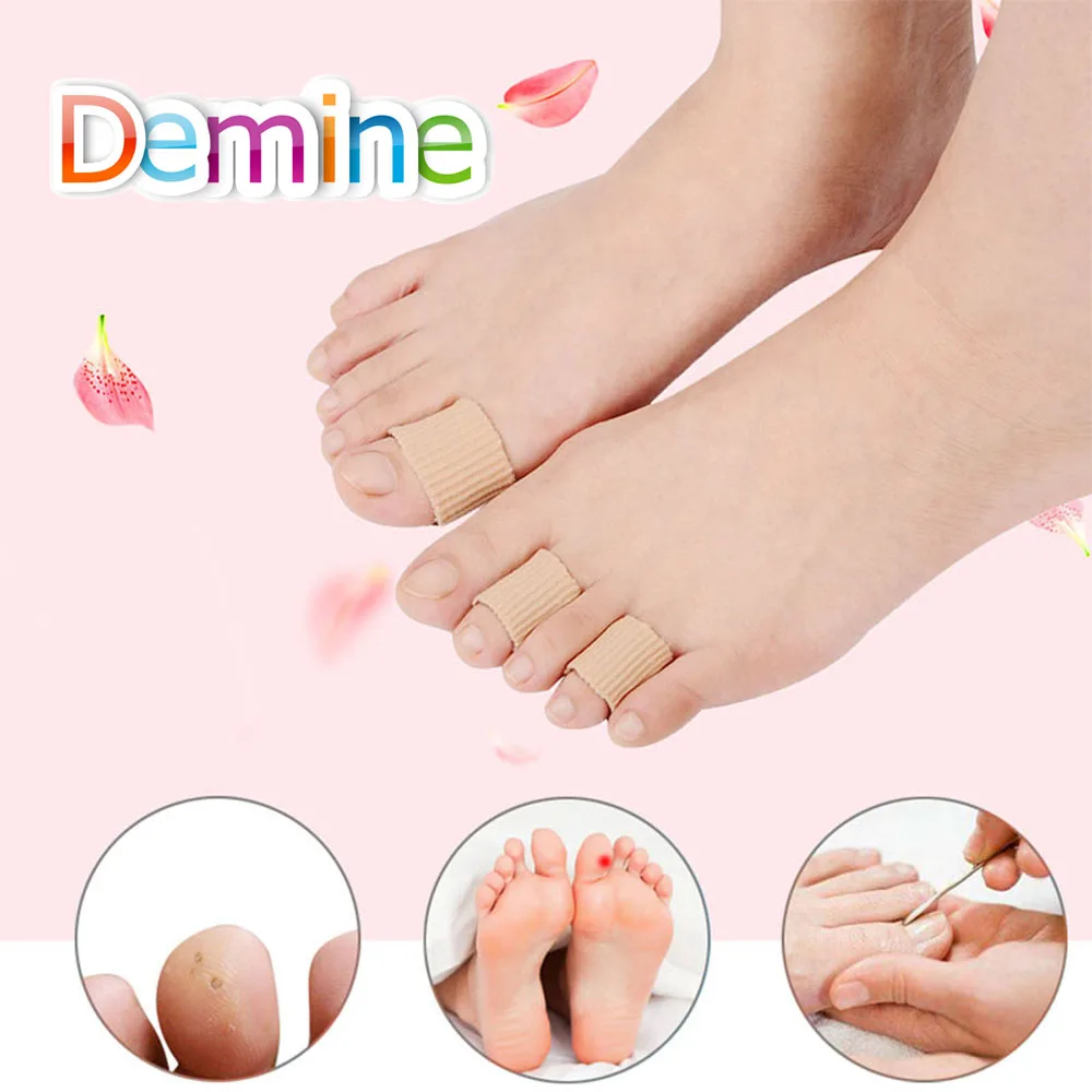 Demine вставки для пальцев ног трубка вальгусной деформации мозолей пароникья
