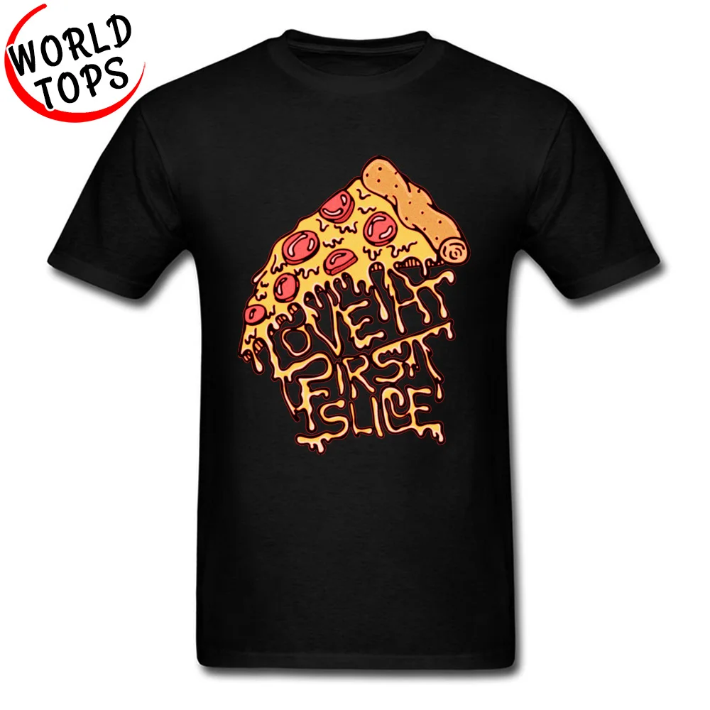 Мужские летние футболки LOVE AT FIRST SLICE футболка для Веганской еды женская молодежи