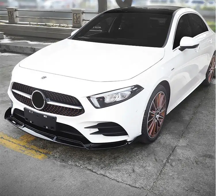 Для Mercedes-Benz W177 обвес спойлер- W177 A200 A180 A250 ABS задний спойлер передний бампер диффузор протектор