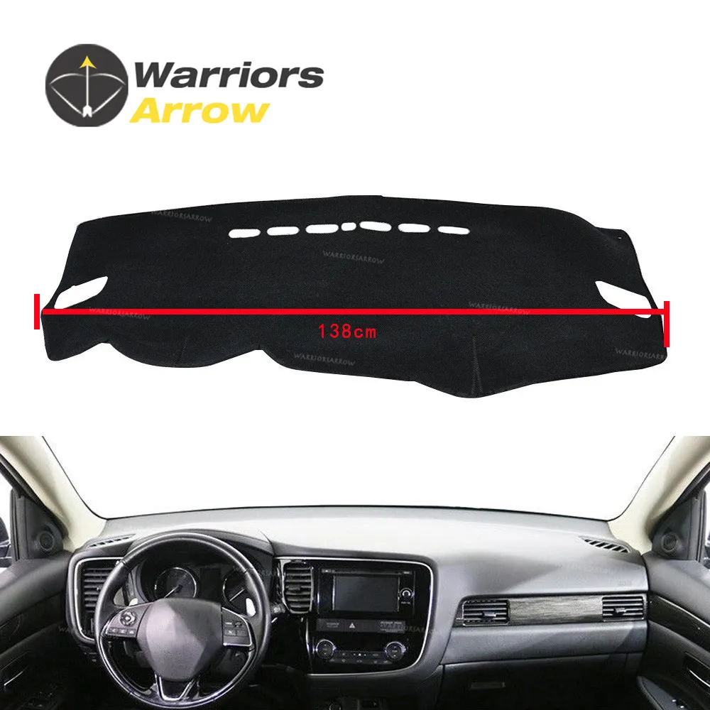 Для MITSUBISHI OUTLANDER 2014 2015 2016 2017 крышка приборной панели автомобиля Dashmat Даш коврик