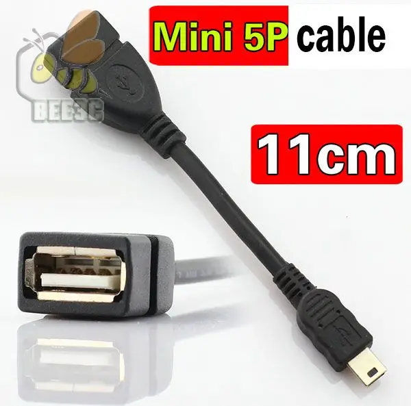 10 см микро USB к мини 5pin хост OTG кабель для DAC портативный цифровой усилитель